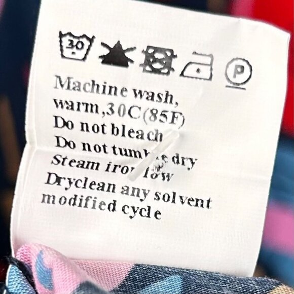 Palermo Floral Print Puff Sleeve Ruffled Mini Dress Size XL Brunch Wedding - Picture 9 of 9